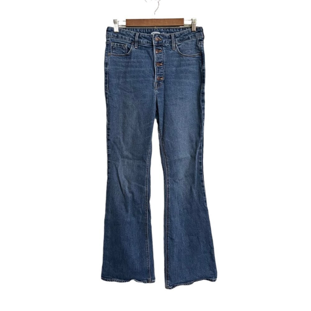 Old Navy Blue Flare & Wide Leg Jeans